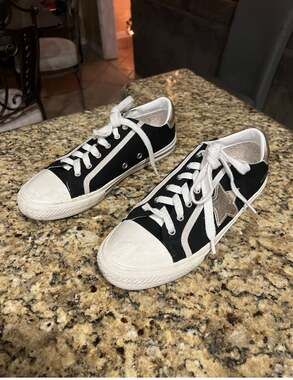 Vintage Havana Alive Metallic Star Canvas Retro Sneakers